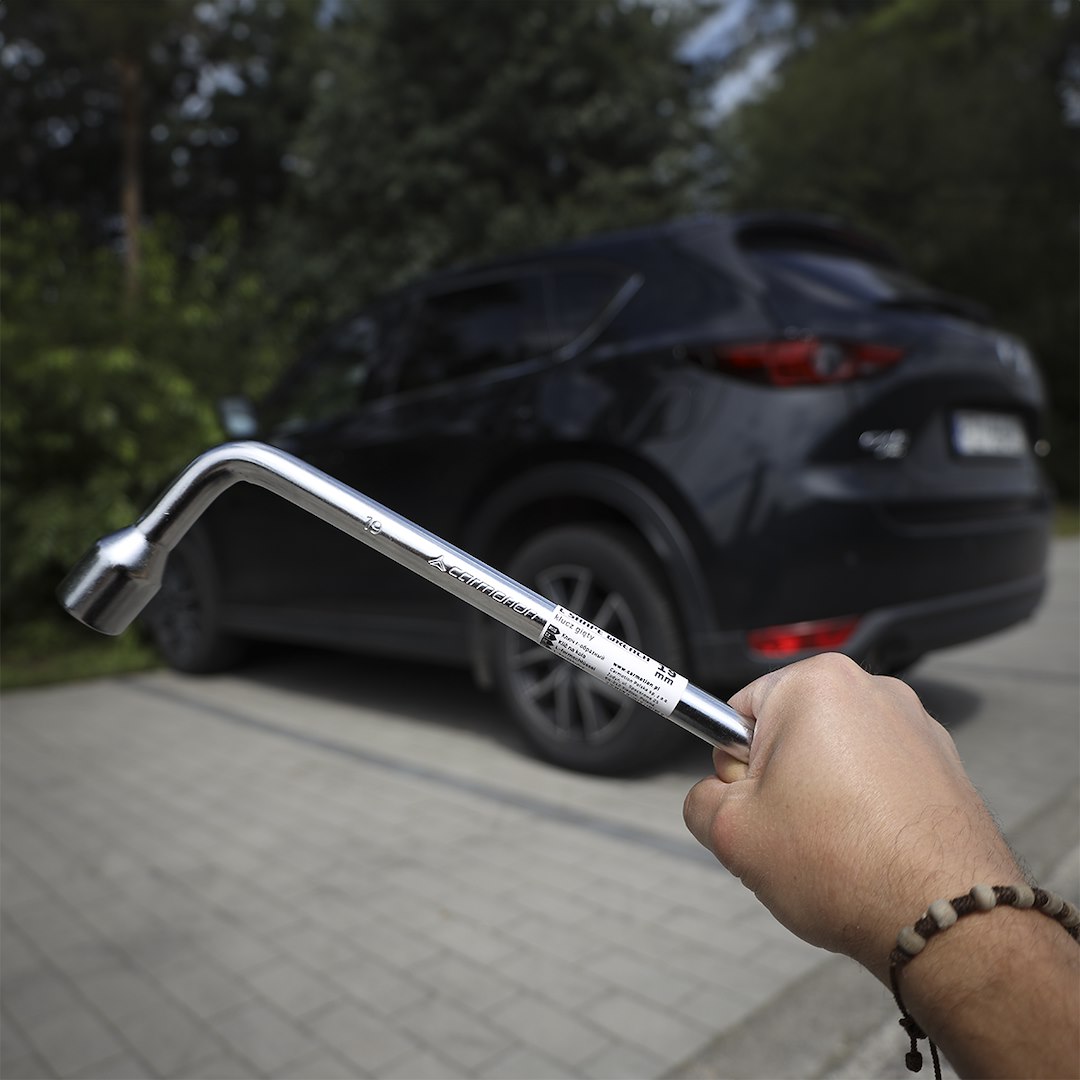 Kerékkulcs 155x350 mm ferde 19 mm – kép 4