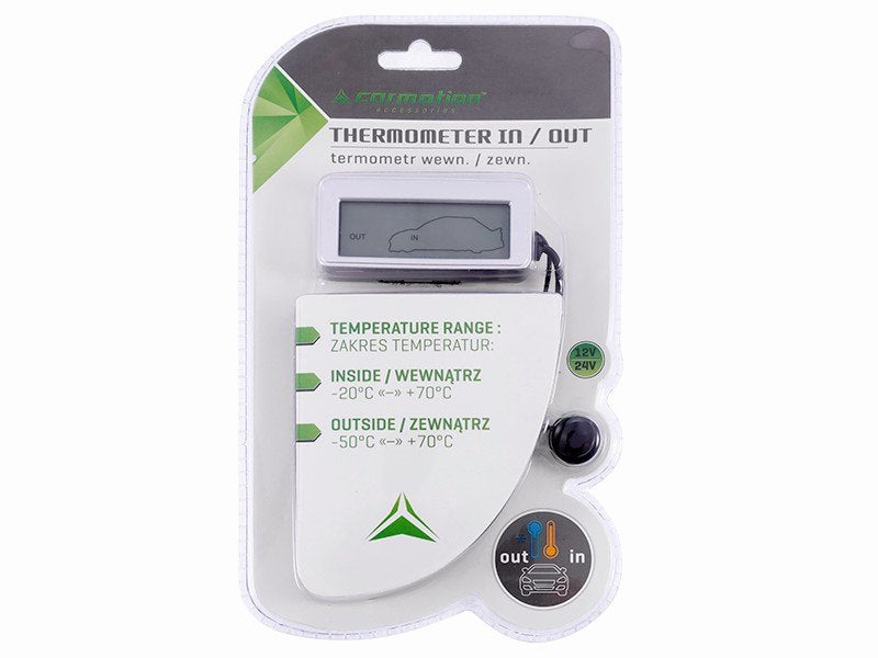 Beltérikültéri autós hőmérő – kép 3