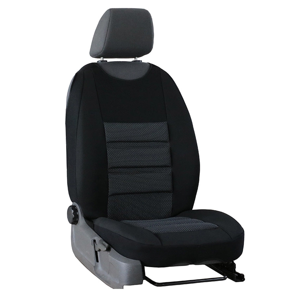 Ergonomikus dombornyomott üléshuzat Fekete VIP 