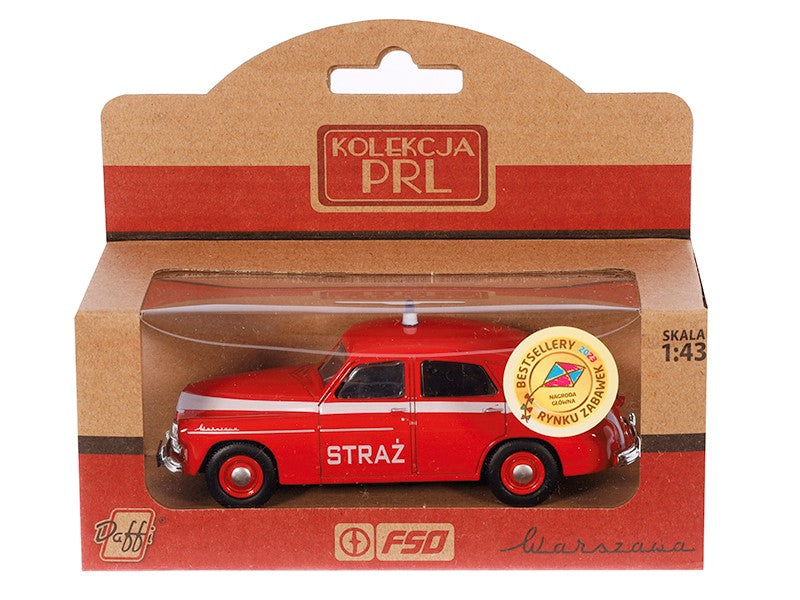 1:43 Warszawa M 20 Guard piros modell – kép 3