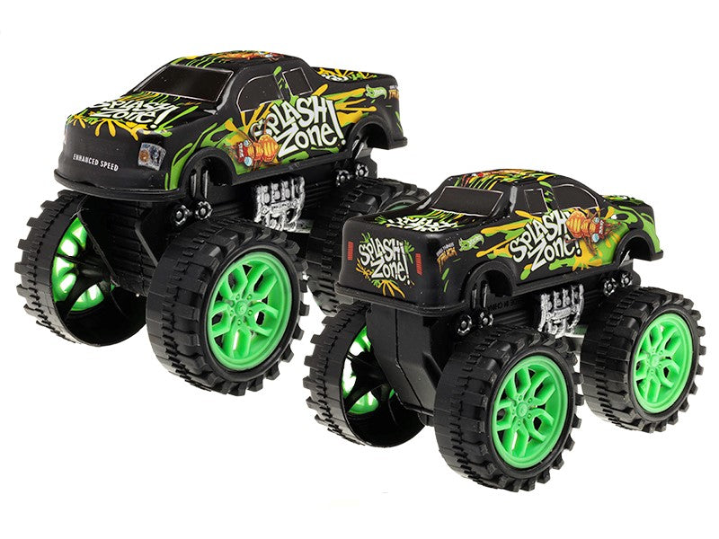 Monster Wheel 2 járműből álló készlet vegyes színekben – kép 3