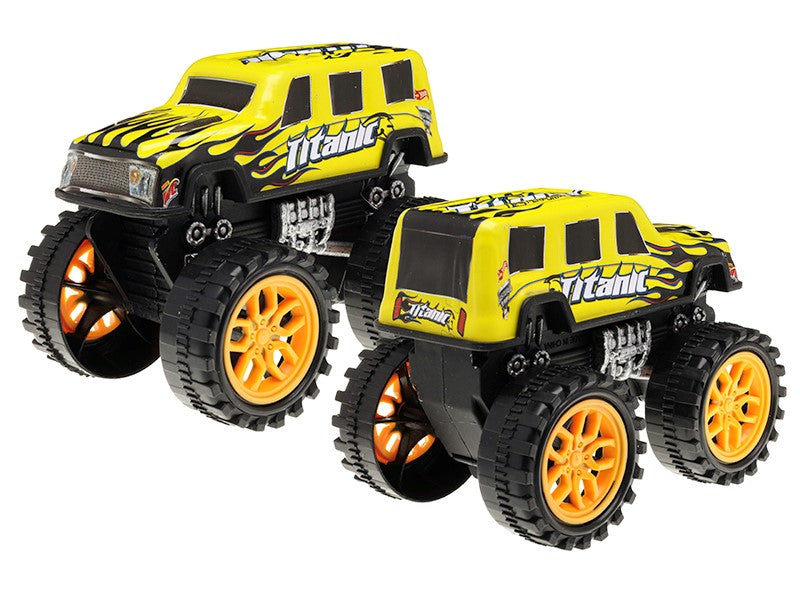 Monster Wheel 2 járműből álló készlet vegyes színekben – kép 4