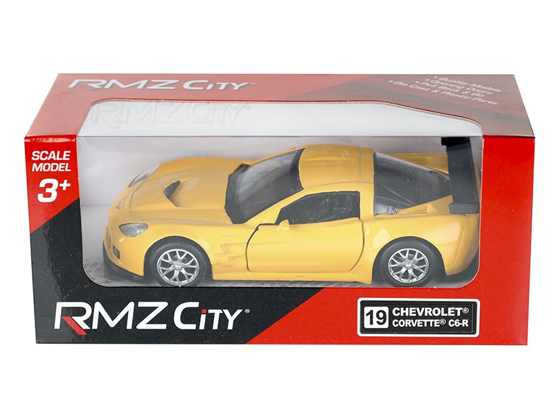 1:32 es modell RMZ Chevrolet Corvette C6 R sárga – kép 4