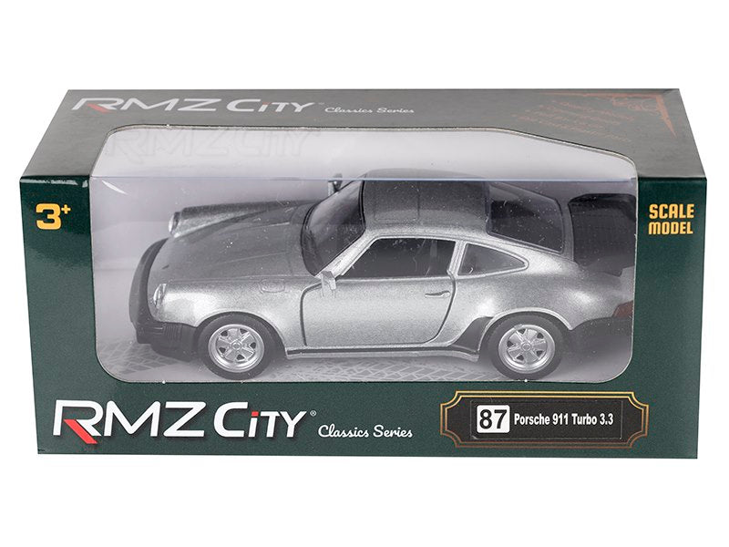 1:32 es modell RMZ Porsche 911 Turbo 33 ezüst – kép 3