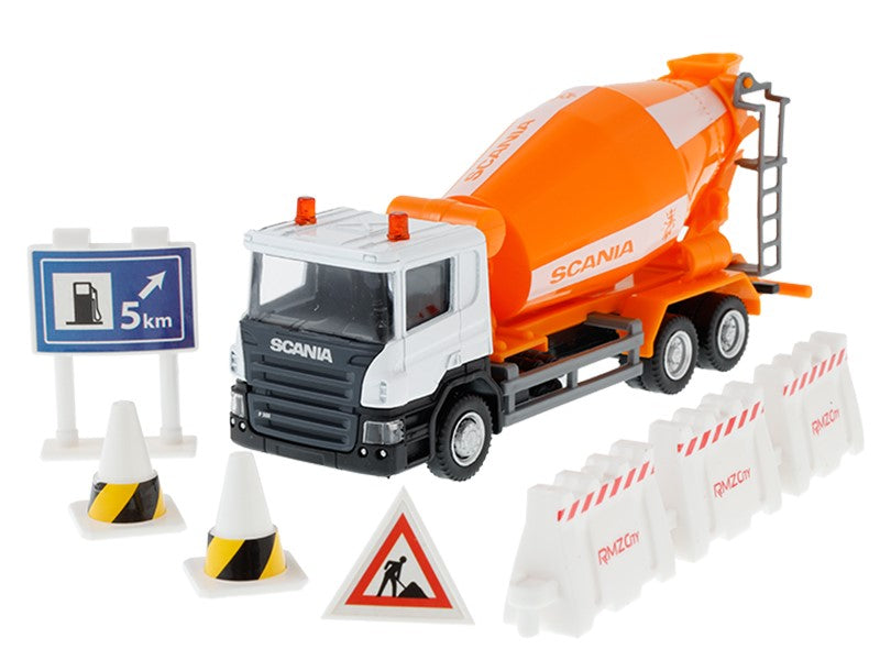 Modell 1:64 RMZ City SCANIA   Keverő teherautó  tartozékok – kép 2