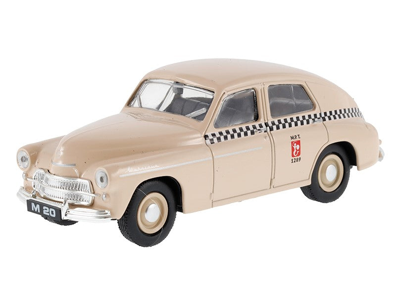 1:43 PRL WARSZAWA M20 TAXI bézs modell – kép 2