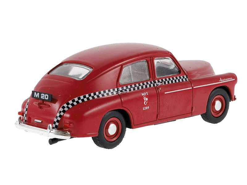 1:43 PRL WARSZAWA M20 TAXI modell cseresznye – kép 3