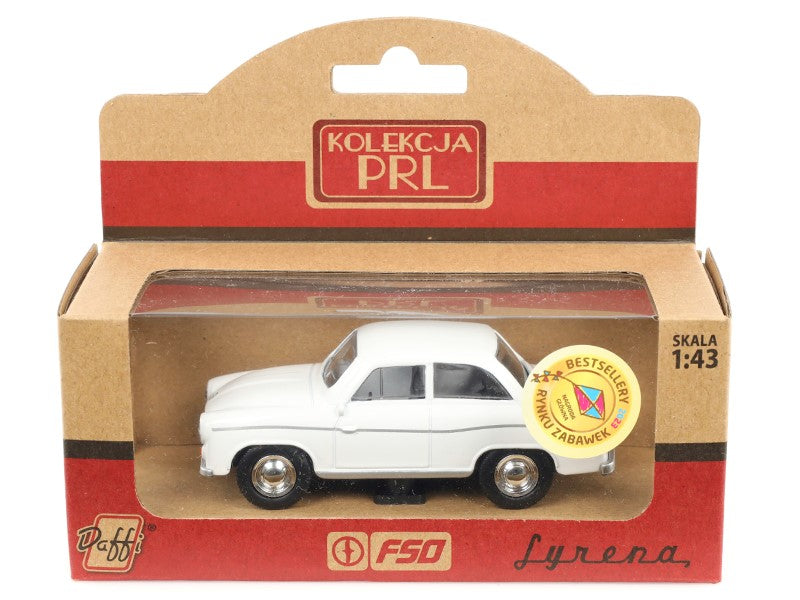 1:43 as modell SYRENA 104 PRL fehér színű – kép 4