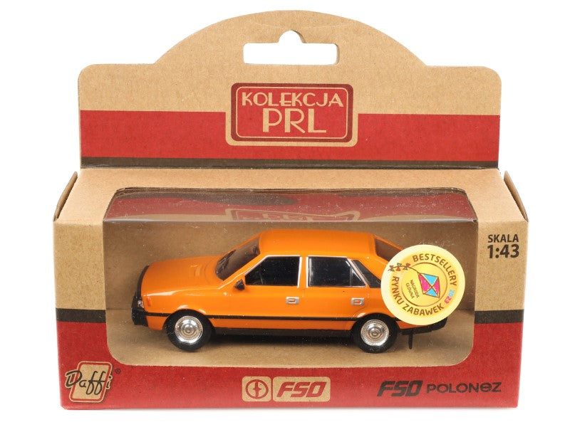 1:43 as modell FSO POLONEZ PRL narancs színű – kép 4
