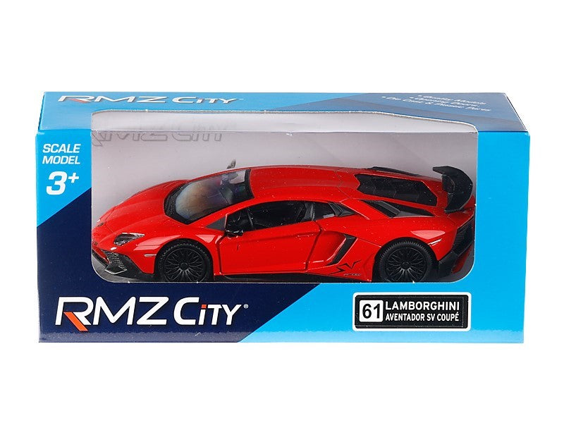1:32 es modell RMZ Lamborghini Aventador LP750 4 SV piros – kép 3