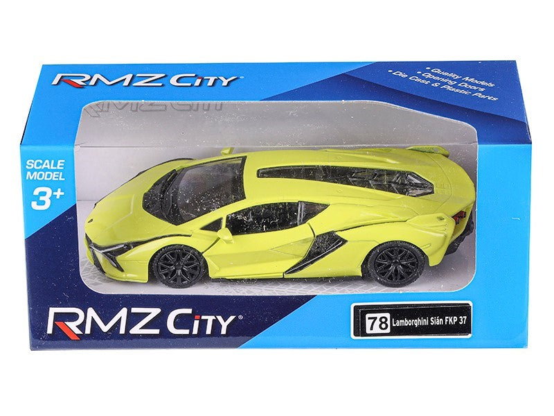 1:32 es modell RMZ Lamborghini Sian akvamarin színben – kép 3