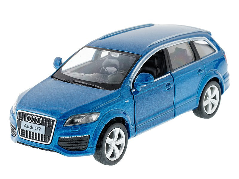 1:32 es modell RMZ Audi Q7 V12 kék – kép 2