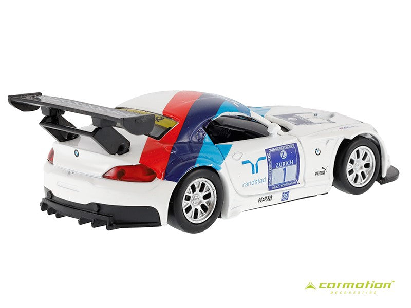 1:38 BMW Z4 GT3 fehér és kék modell – kép 3