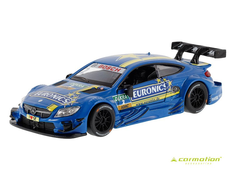 1:43 Mercedes AMG C63 DTM tengerészkék modell – kép 2