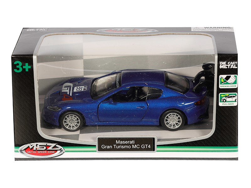 1:43 Maserati GranTurismo MC GT4 tengerészkék modell – kép 4
