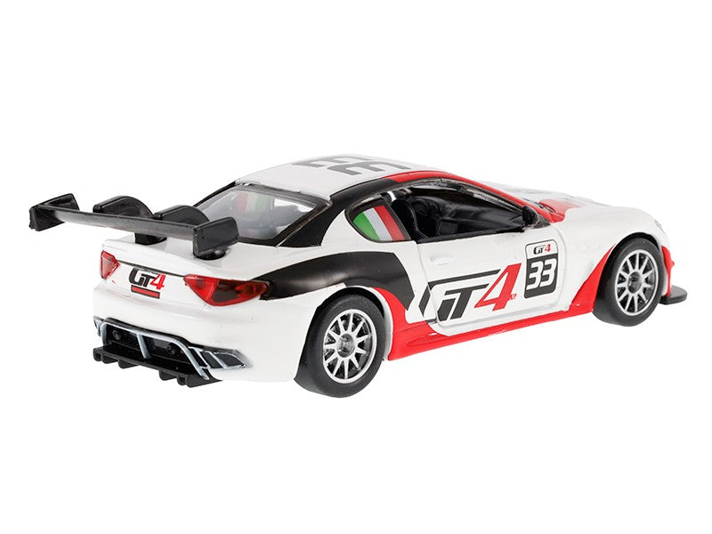 1:43 Maserati GranTurismo MC GT4 fehér és piros modell – kép 3