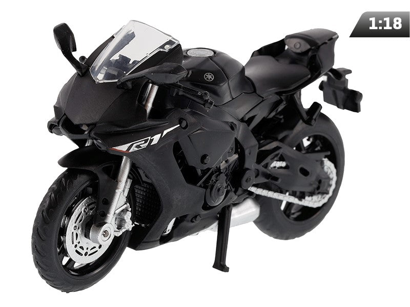 1:18 YAMAHA YZF-R1 modell, fekete