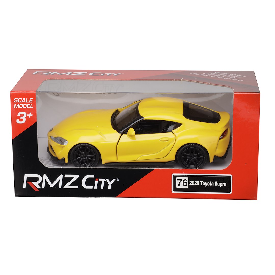 1:36 RMZ Toyota Supra sárga modell – kép 4