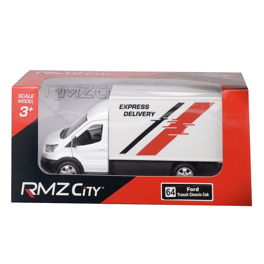 1:43 RMZ modell Ford Transit Chassis Cab 2018 fehér – kép 4