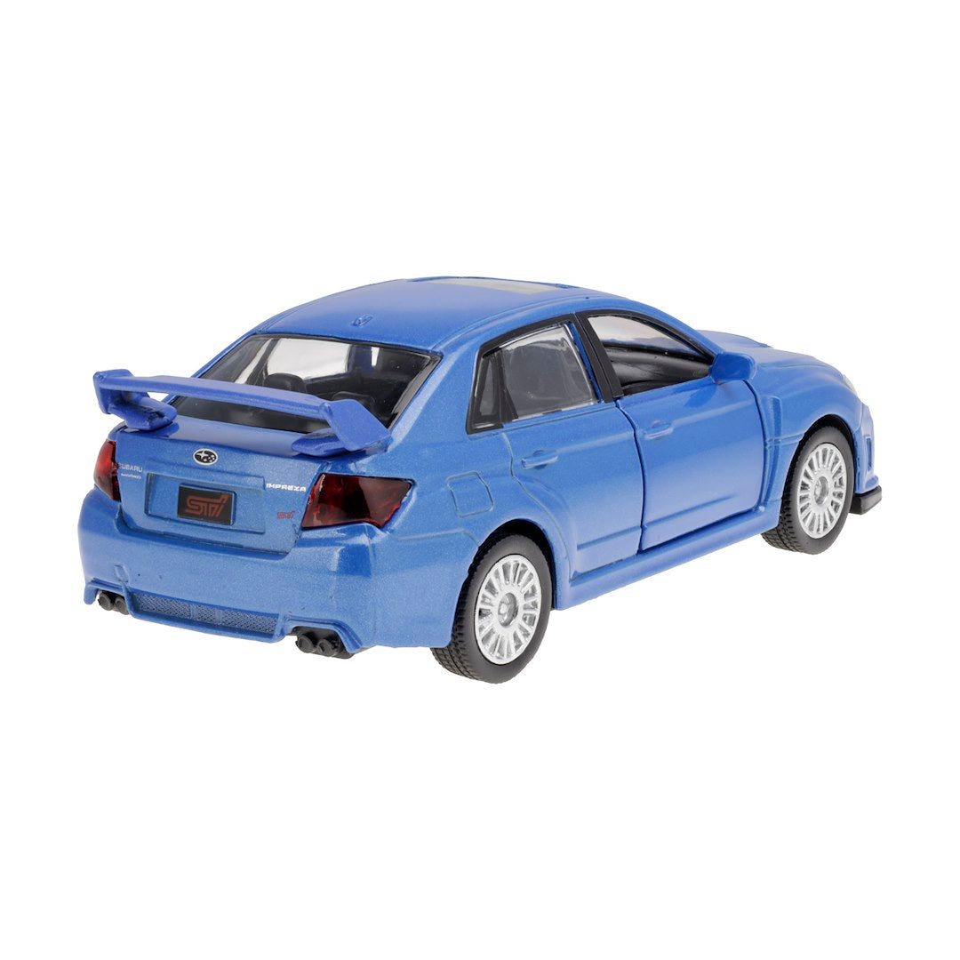 1:36 RMZ Subaru WRX STI 2010 kék modell – kép 3