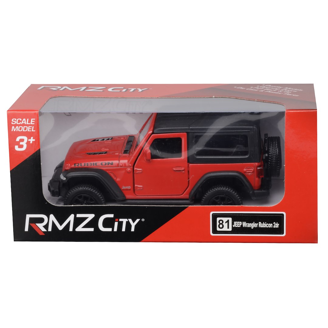 1:35 RMZ modell Jeep Wrangler Rubicon 2021   Soft Top piros – kép 4