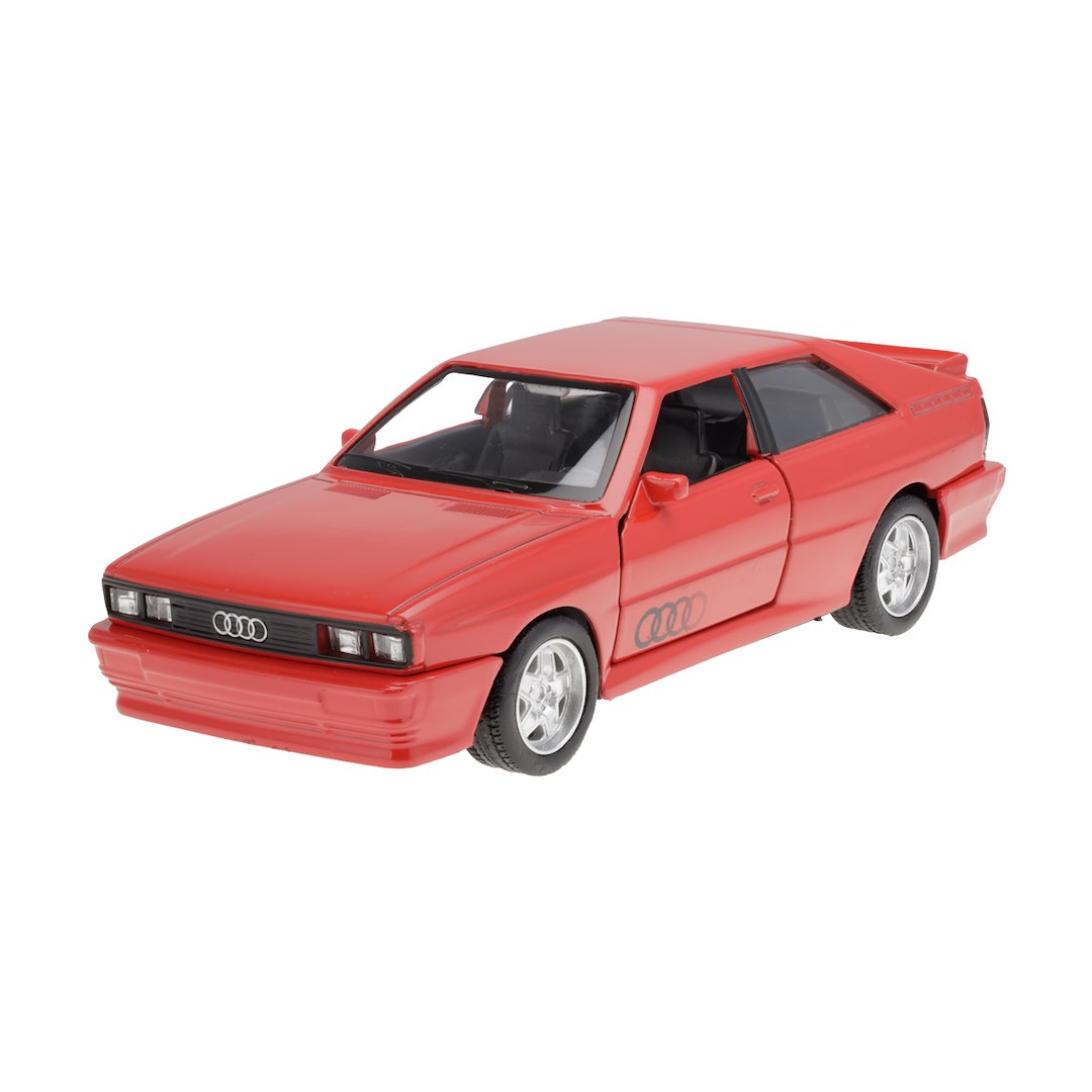 1:35 RMZ Audi Quattro Coupe 1980 1991 piros modell – kép 2