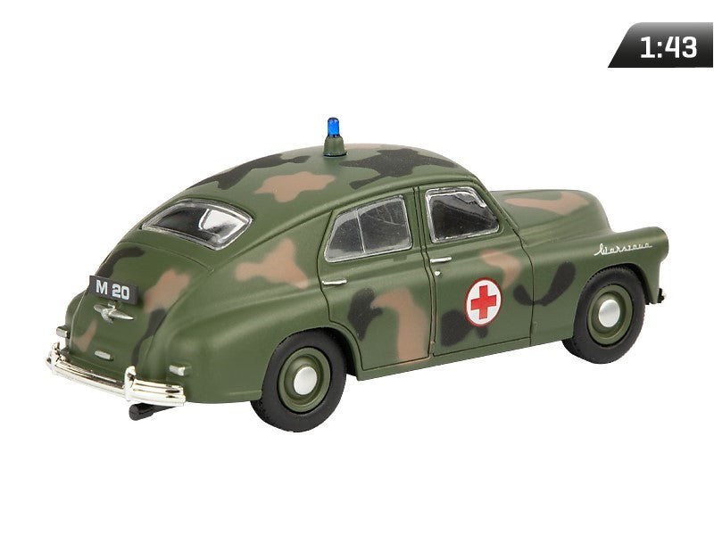1:43 as modell Warszawa Katonai Egészségügyi Szolgálat zöld – kép 2