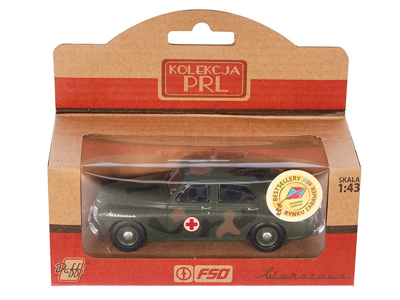 1:43 as modell Warszawa Katonai Egészségügyi Szolgálat zöld – kép 3