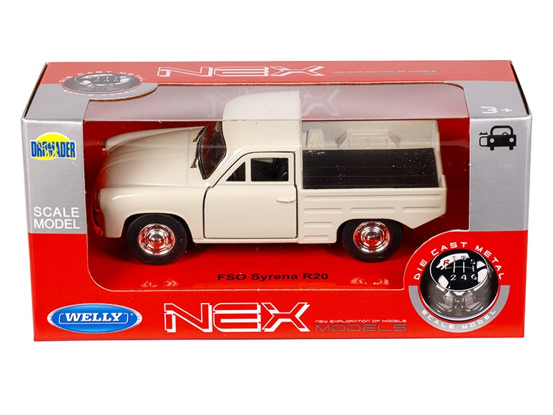 1:34 es modell FSO Syrena R20 krém színű – kép 4