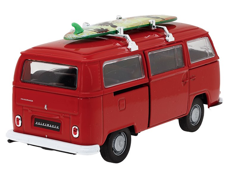 1:32 es modell 1972 es Volkswagen Bus T2 piros – kép 3