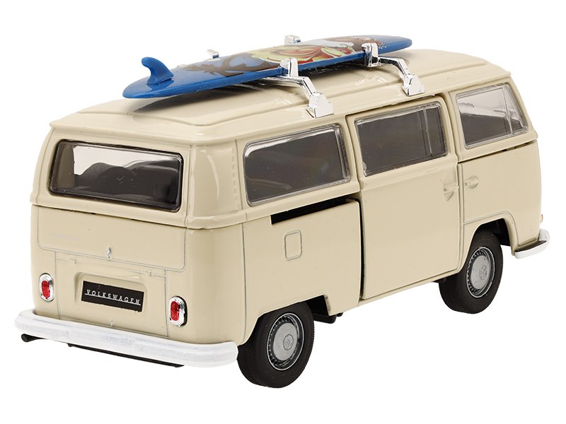 1:32 es modell 1972 Volkswagen Bus T2 krémszínű – kép 3