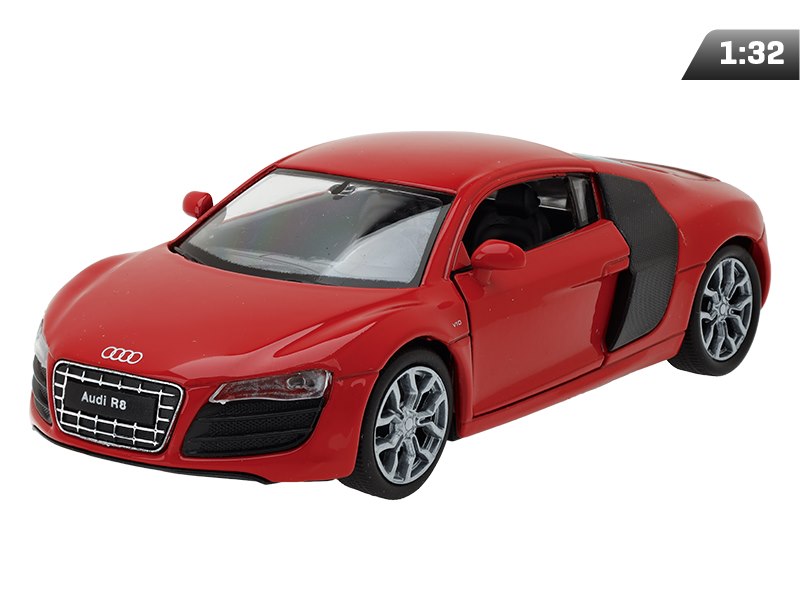 1:32-es modell, 2009-es Audi R8 Coupe V10, piros