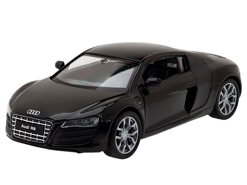 1:34 es modell 2009 Audi R8 Coupe V10 fekete – kép 2