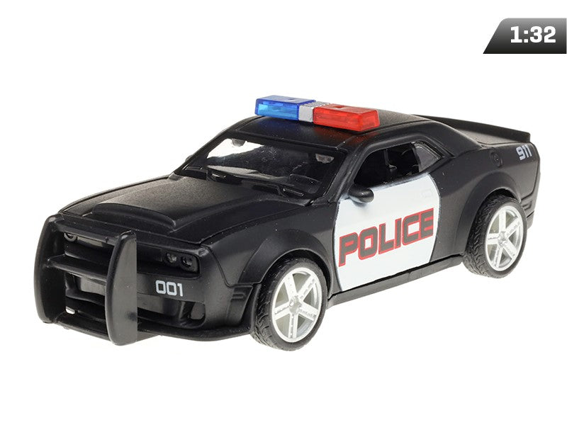 Modell Dodge Challenger Police, fekete (A02400PCZ)