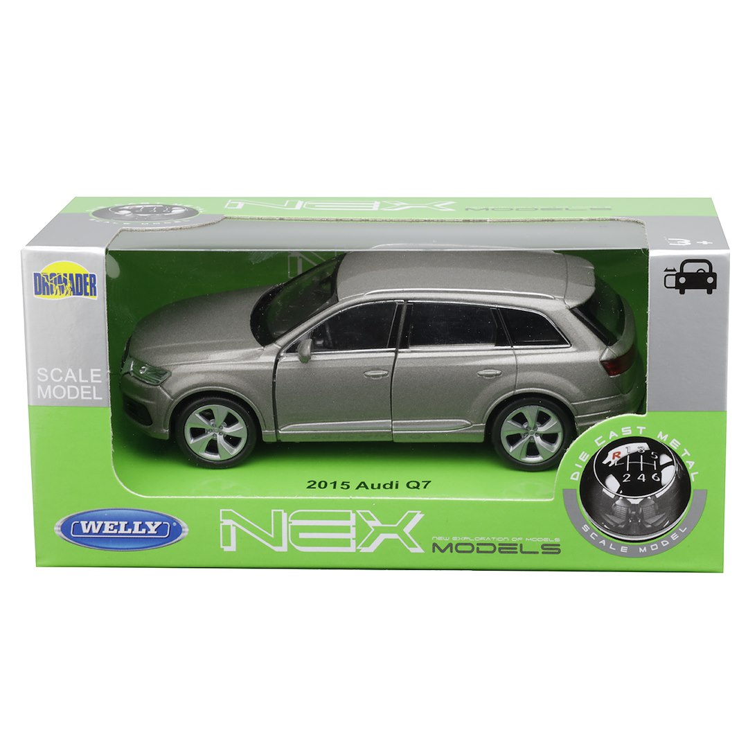 1:34 es modell Audi Q7 2015 szürke – kép 4