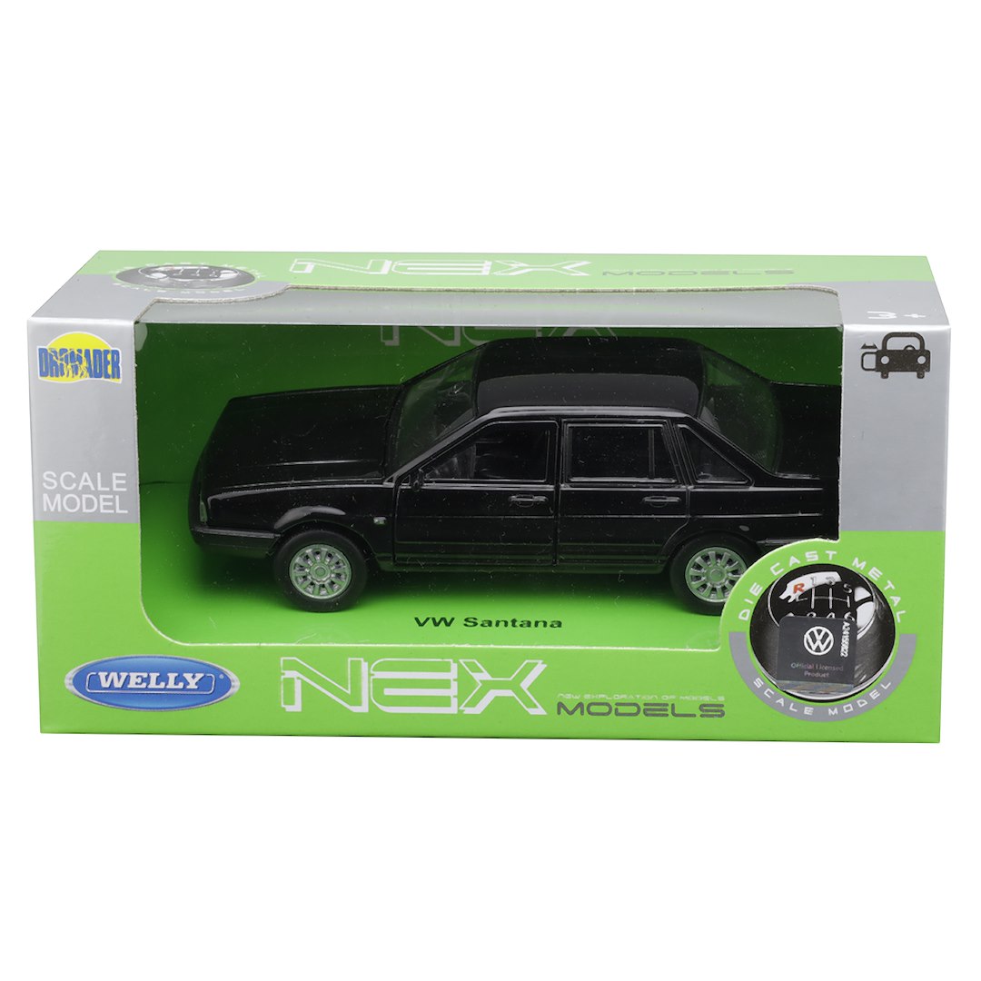 1:34 es modell VW Santana fekete – kép 4