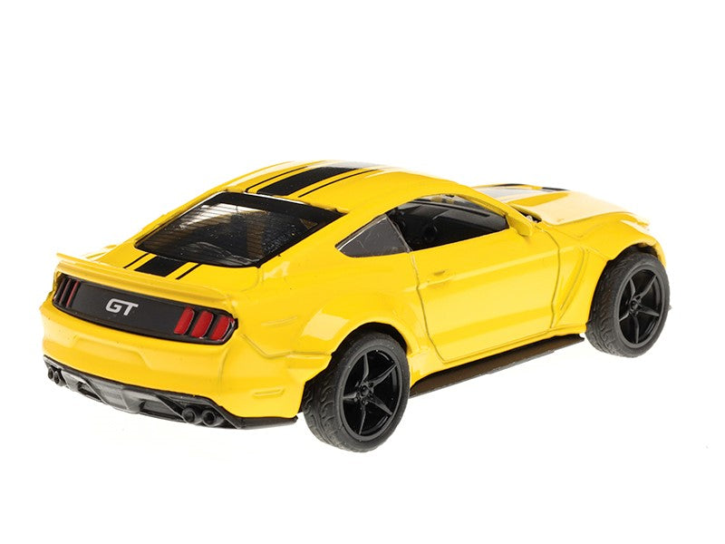 Modell Dodge Challenger CRASH CAR sárga A02400Z – kép 3