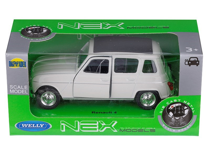 1:34 es modell Renault 4 fehér A880REN4B – kép 3