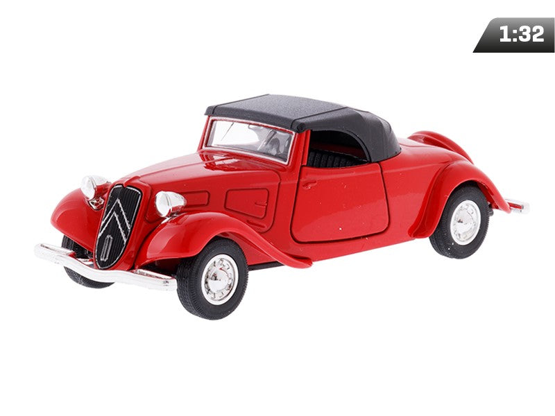1:34-es modell, 1939 CITROËN 11B Traction Avant Cabrio, piros (A008751C1TC)