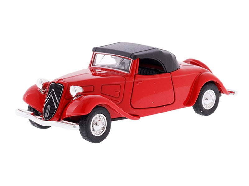 1:34 es modell 1939 CITROËN 11B Traction Avant Cabrio piros A008751C1TC – kép 2