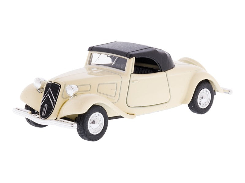 1:34 es modell 1939 CITROËN 11B Traction Avant Cabrio krémszínű A008751C1TK – kép 2