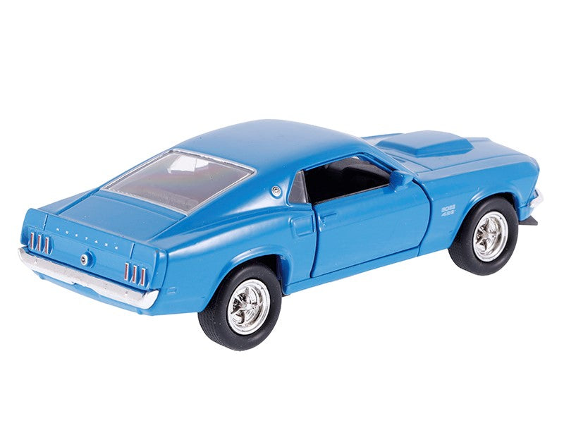 1:34 es modell 1969 FORD Mustang Boss 429 kék A876FMB4N – kép 3