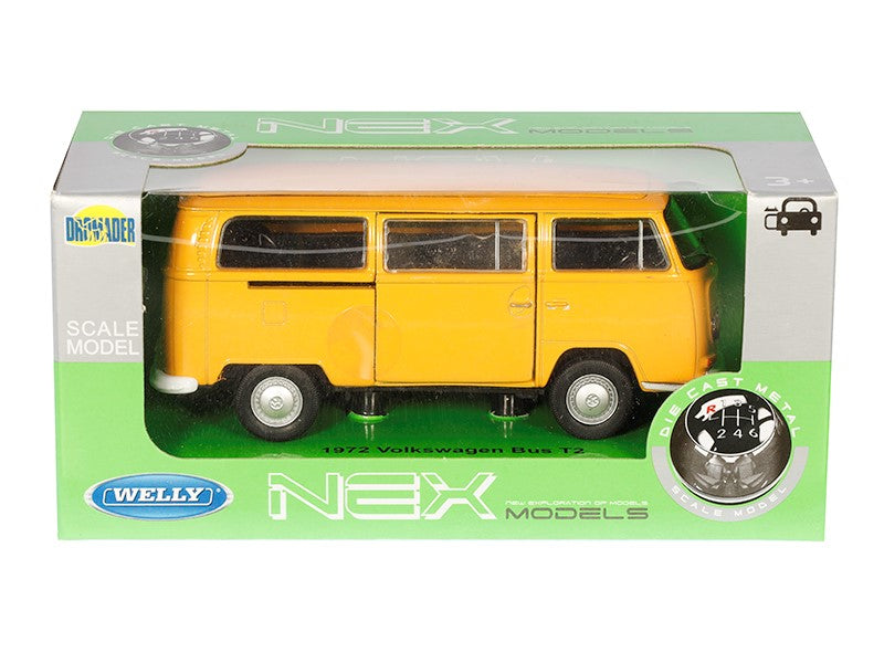 1:34 es modell 1972 VW T2 sárga A880VWT2Z – kép 4