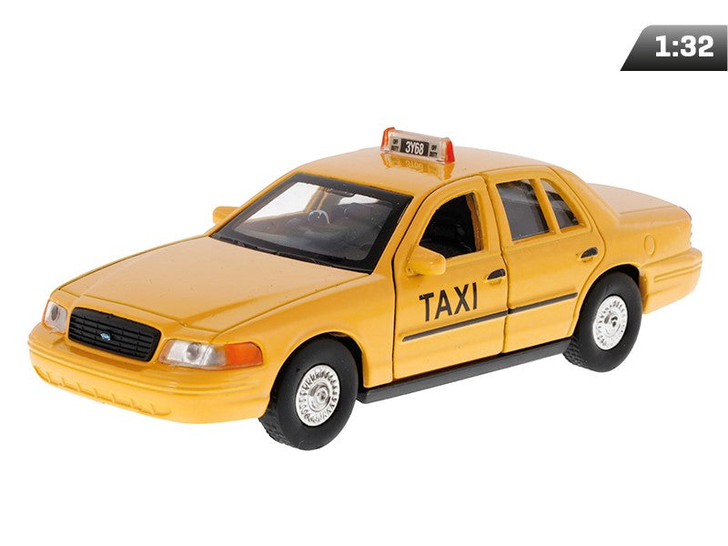 1:34-es modell, 1999 Ford Crown Victoria Taxi, sárga (A880FCVTZ)