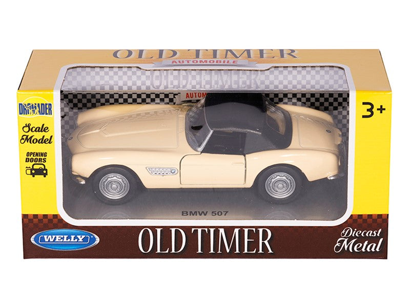 1:34 es modell BMW 507 krémszínű A00875B5K – kép 4