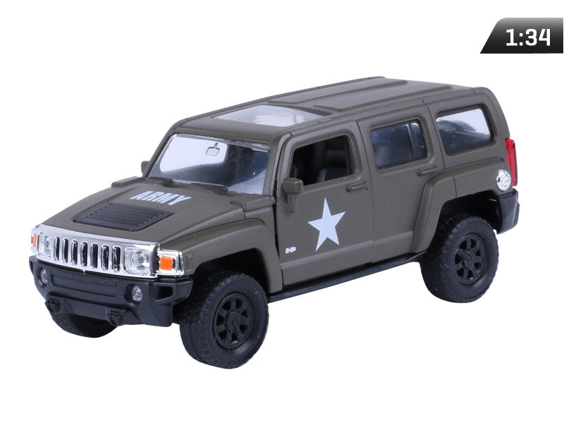 1:34-es modell, HUMMER H3, US ARMY, khaki (A880HH3UKH)