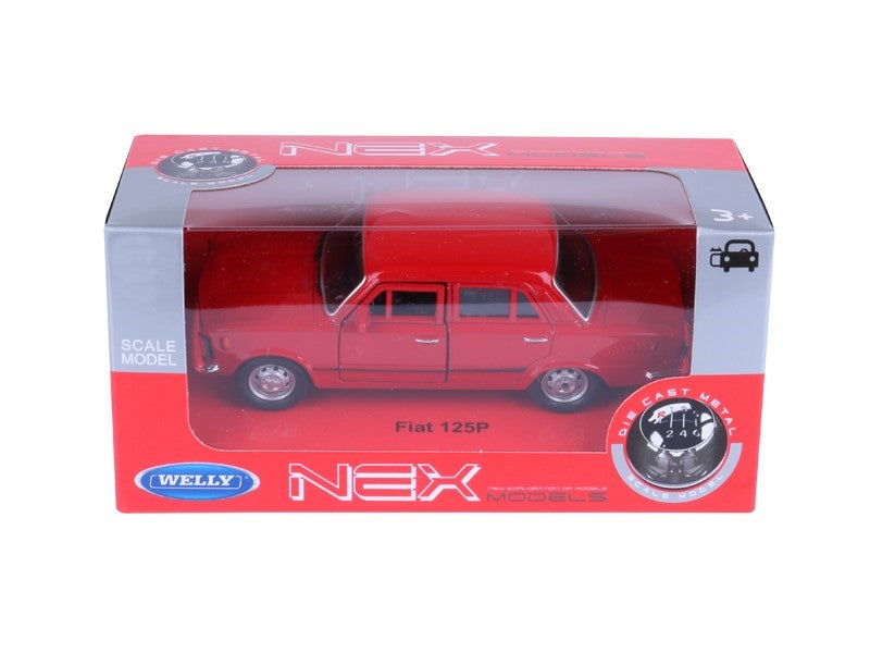 1:34 es modell PRL FIAT 125p piros A884F125C – kép 2