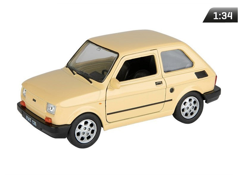 1:34-es modell, PRL FIAT 126p, krém (A884F126K)