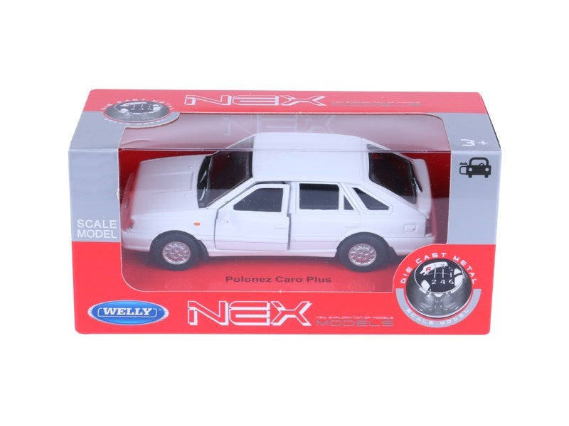 1:34 es modell PRL Polonez Caro Plus fehér A884PCPBI – kép 3