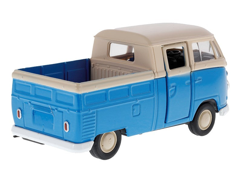 1:34 es modell VW T1 Double Cabin Pick Up krémkék A880VTDCPNK – kép 3
